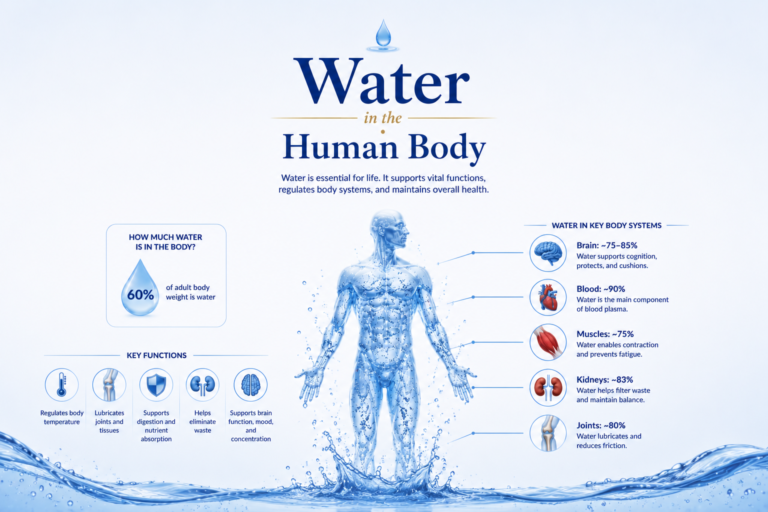 Water in the Human Body: Properties, Functions, and Importance in Physical Therapy